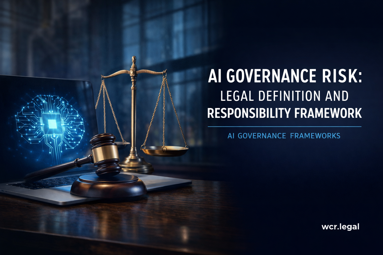 AI Governance Risk: Legal Definition and Responsibility Framework