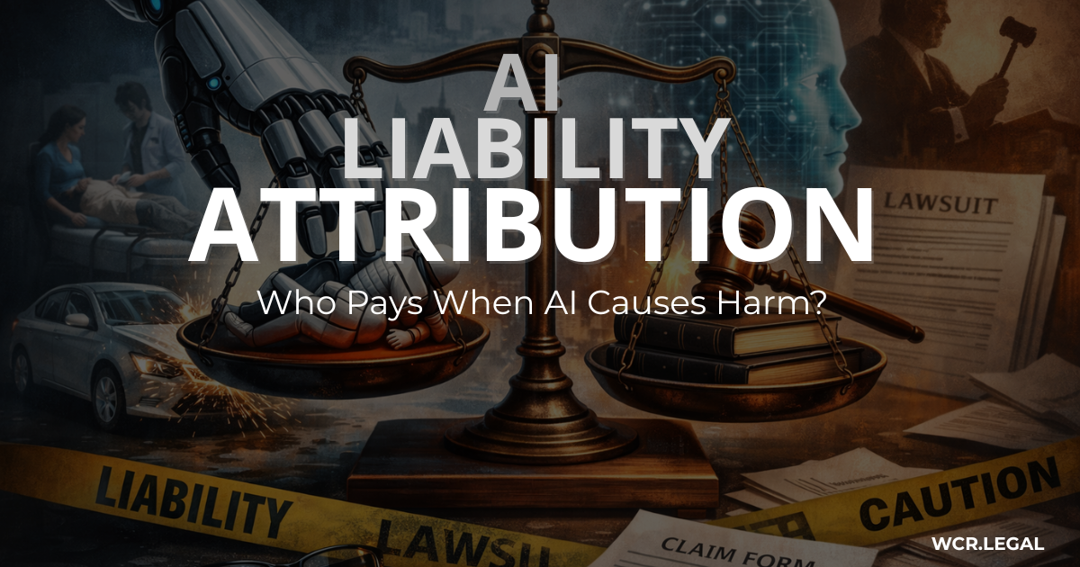 How Liability Is Attributed When AI Systems Cause Harm 