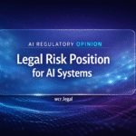 legal risk position for AI SIstems