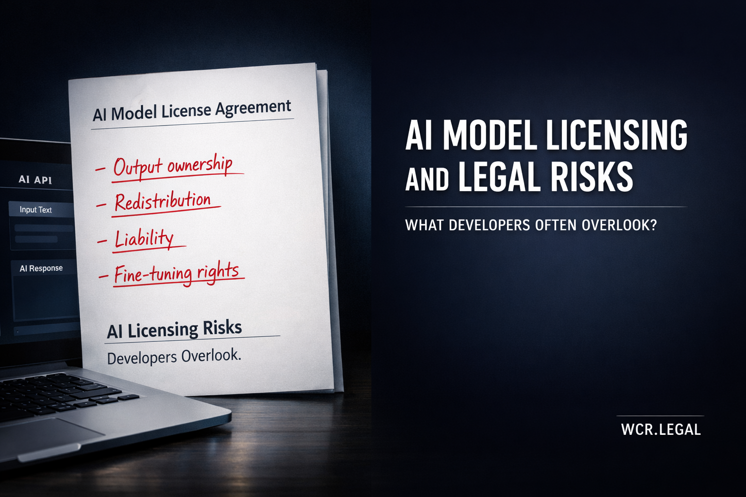 AI Model Licensing and Legal Risks: What Developers Often Overlook