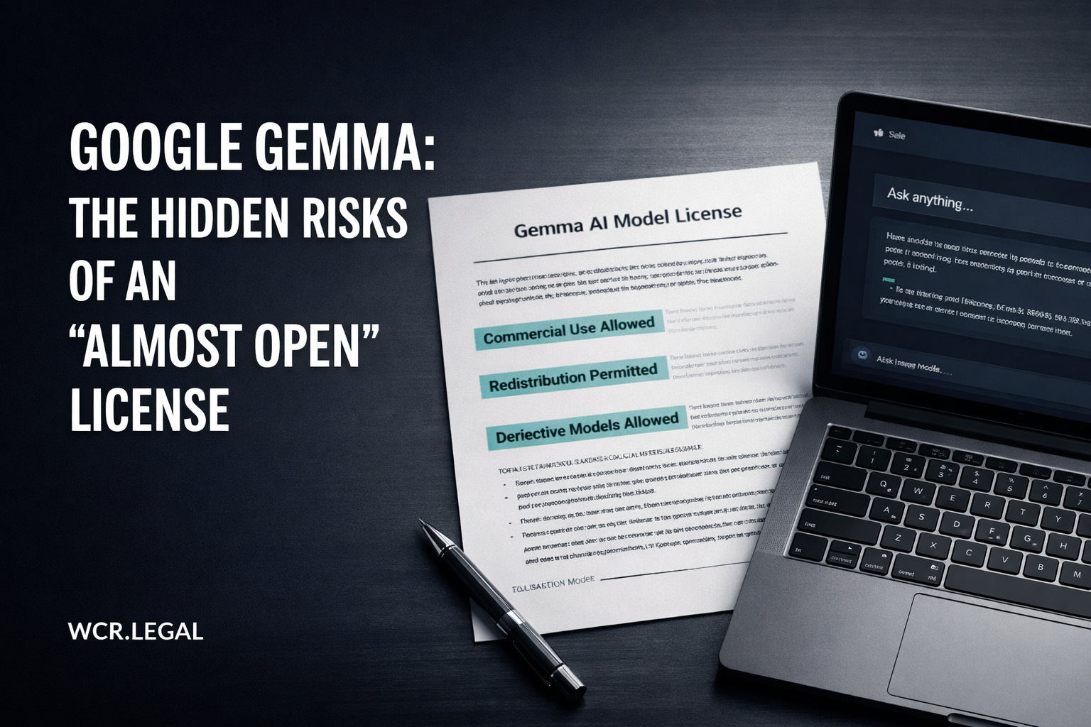 Google Gemma: The Hidden Risks of an “Almost Open” License