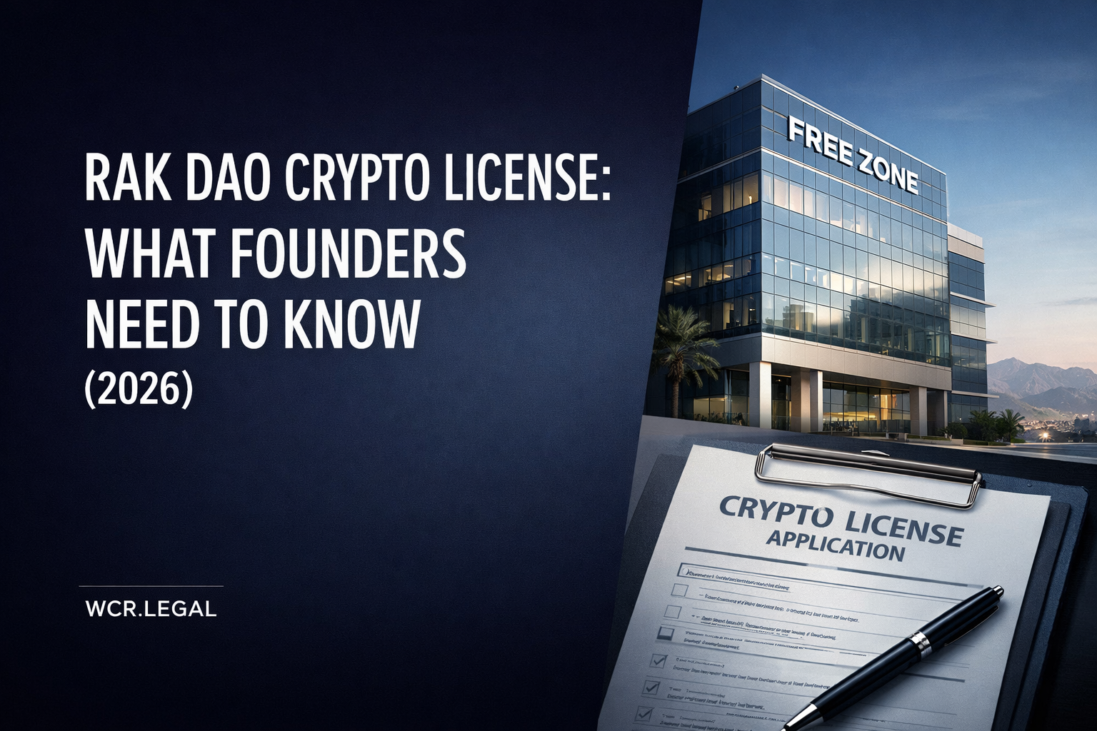 RAK DAO Crypto License: What Founders Need to Know (2026)