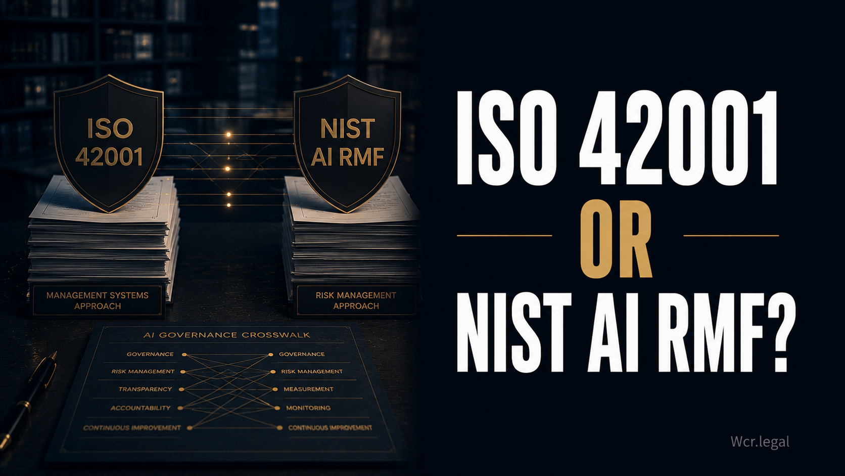 ISO 42001 vs NIST AI RMF: Which Framework Should Your Company Implement First?