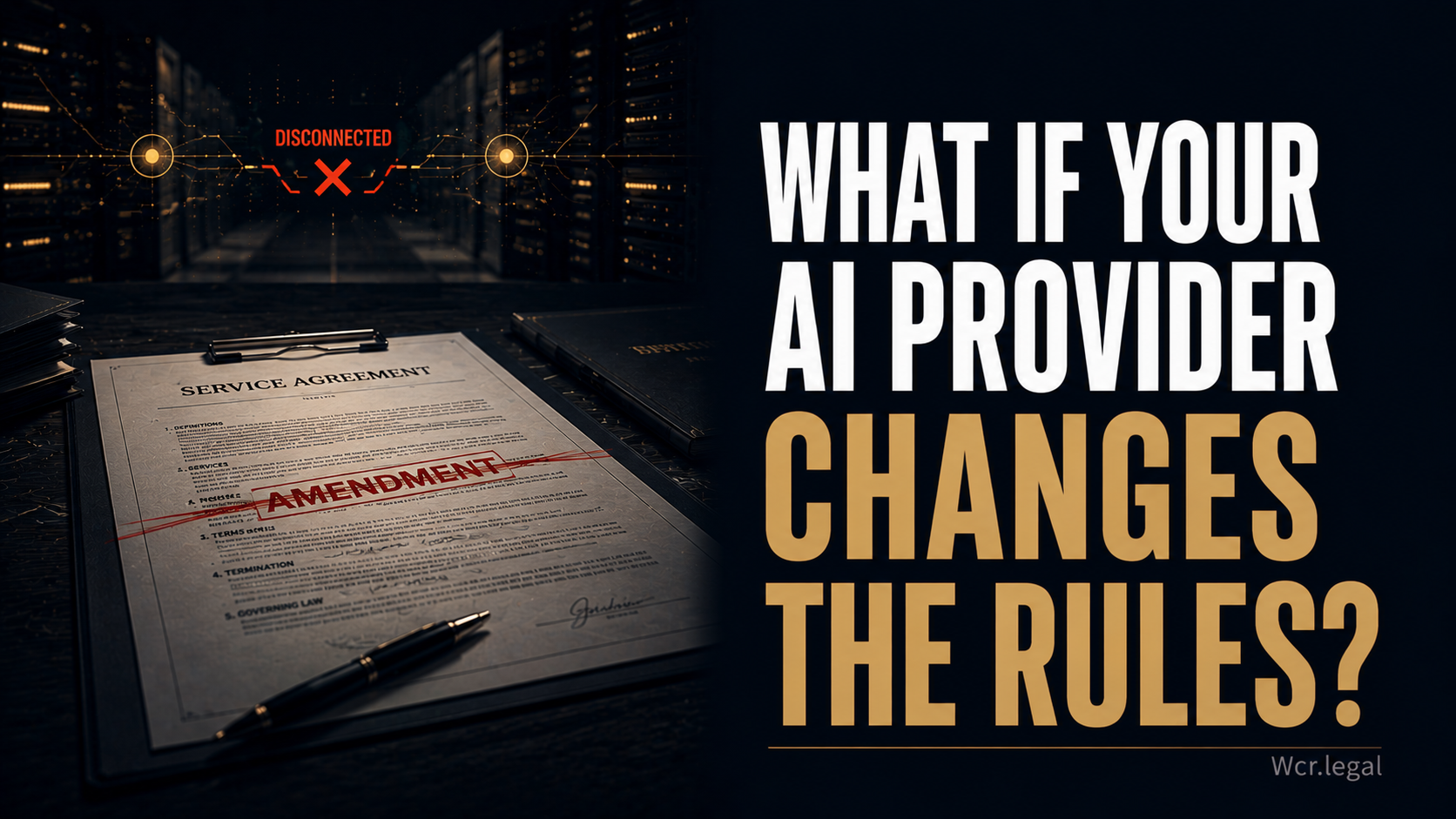 What Happens to Your AI Product If Your Provider Changes Terms
