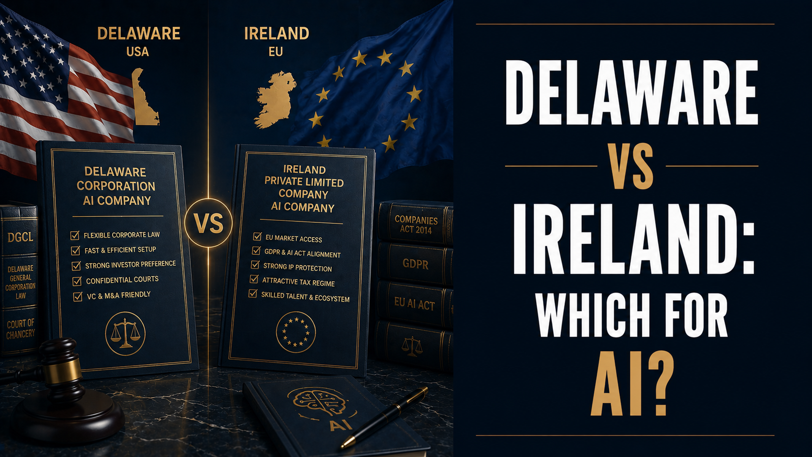 Delaware vs Ireland for AI Companies: Which Structure Works Better? | WCR Legal